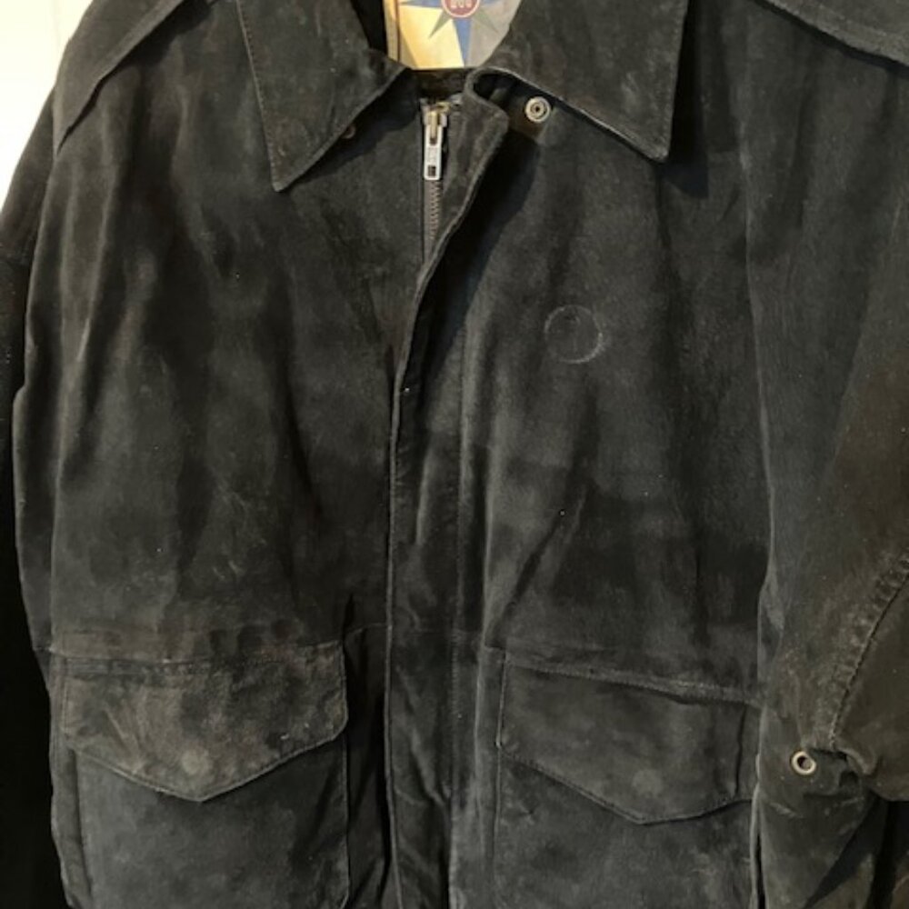 Middlebrook Park Suede Bomber Jacket